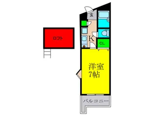 アドヴァンス91【3階】の間取り