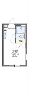 レオパレスひまわり【1階】の間取り