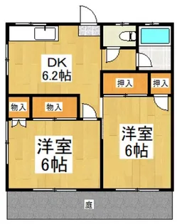 竹一荘【1階】の間取り