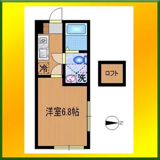 フジハイツ【1階】の間取り