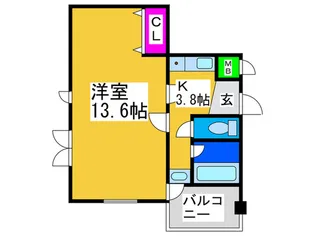 Bell E Poque【1階】の間取り
