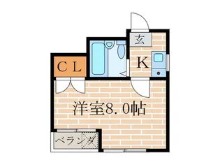 コ-ポビアン【3階】の間取り