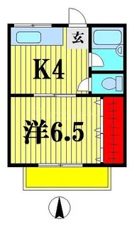 コーポラスNo24【2階】の間取り