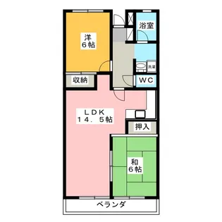 ライブリー三田【3階】の間取り