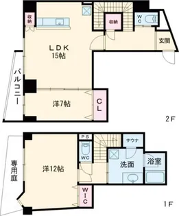 プレミアム長瀬の間取り
