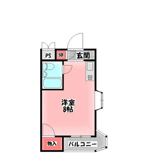 ロータリーマンション西三荘【4階】の間取り