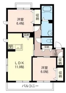 サンパティーク【3階】の間取り