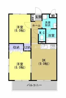 SUNNY SIDE【2階】の間取り