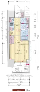 プレサンス東三国駅前グランクラス【10階】の間取り