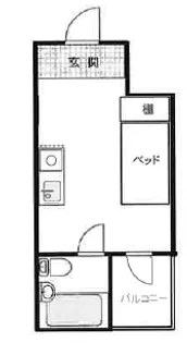 トップルーム品川第2【3階】の間取り
