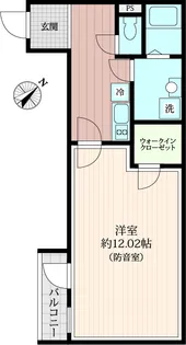 「防音マンション」AMI東池袋【2階】の間取り