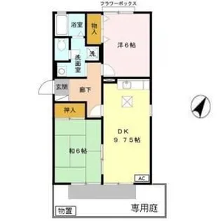 カーサベルデ【1階】の間取り