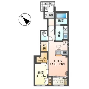 コンフォール【1階】の間取り