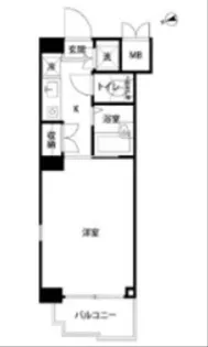 ルーブル世田谷【7階】の間取り