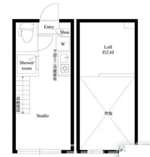 ハーモニーテラス西小岩V【1階】の間取り