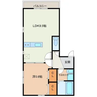 サンパークIII【1階】の間取り