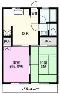 イーストウイング【2階】の間取り