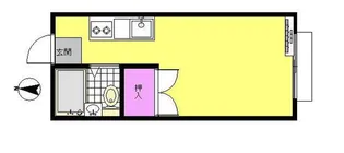 エステートピアナンバ【2階】の間取り