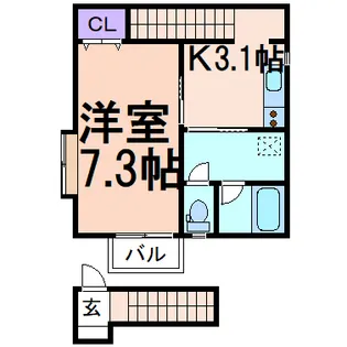 ジュエリーGミサワ【2階】の間取り