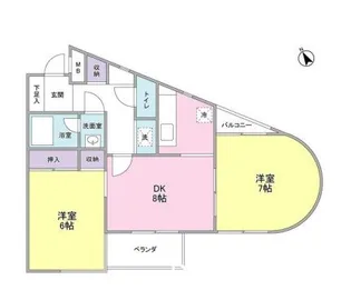 マイレジデンス【3階】の間取り