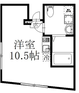 ブルーフェザーマンション北千住【1階】の間取り