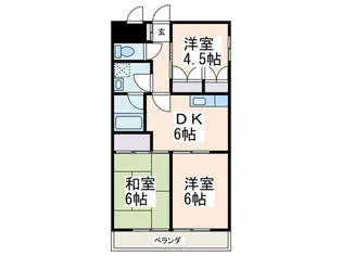 第3サンライズマンション【3階】の間取り