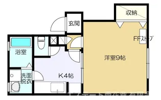 ハイツKスバル【2階】の間取り