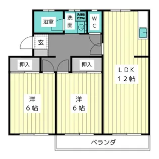 ユートピア南山【3階】の間取り