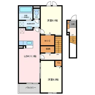 アリエッタ 半田【2階】の間取り