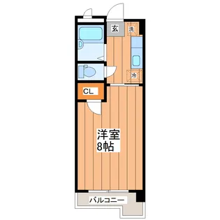 白い天守閣【3階】の間取り