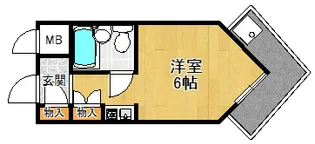 キューブAMX【5階】の間取り