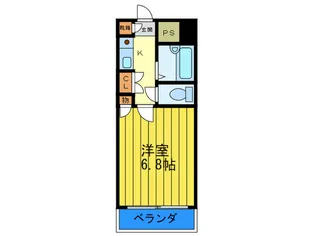 メゾンシェポル【7階】の間取り