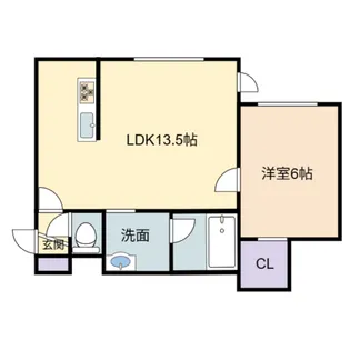 ラポールA【1階】の間取り