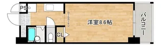 パティオ東荒神【10階】の間取り