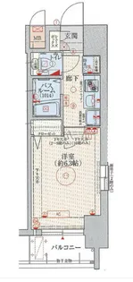 エステムコート新大阪VIIステーションプレミアム【3階】の間取り