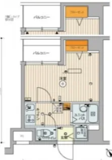 スカイコート豊島南長崎【6階】の間取り