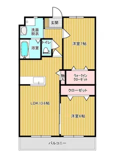 サンプラス【2階】の間取り