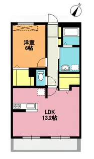 オークヒル宮本町【1階】の間取り