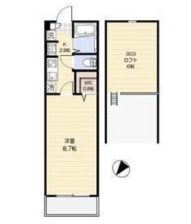 ブランノワール【3階】の間取り