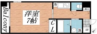 KHKコート板宿【8階】の間取り