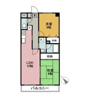 コリエンテ綱島【2階】の間取り