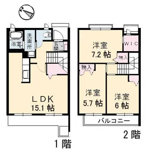 ジュビリータウン【1階】の間取り