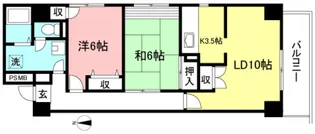 ヴェルディア狛江【1階】の間取り