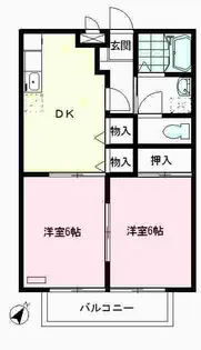 アレック【1階】の間取り
