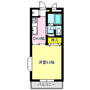 メゾン・メルベーユ【1階】の間取り