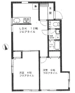 明科ハイツ【1階】の間取り