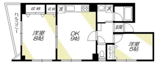 エスポワールM【3階】の間取り