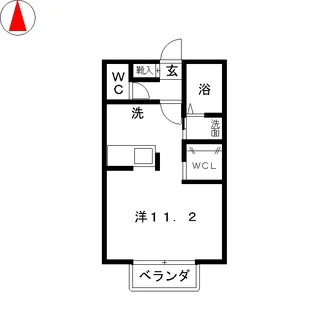 シャルマンB【1階】の間取り