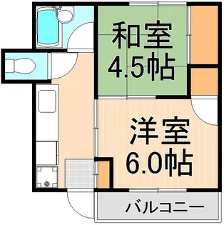 第2ペガサス【2階】の間取り