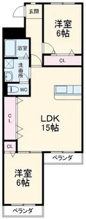 プルミエ小島【3階】の間取り